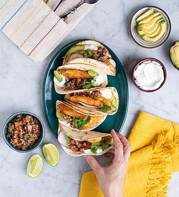 Tacos de Peixe Empanado